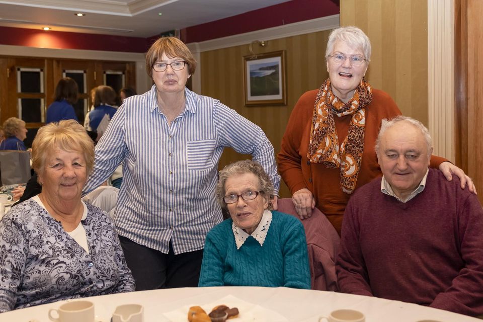 Pauline Fleming, Betty OSullivan, Nancy Hegarty with Breda and Tim O'Sullivan pictured at the Killarney Soroptimist Charity Pancake morning in the Killarney Avenue Hotel on Tuesday.