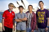 thumbnail: In their new movie the hapless quartet head to Australia