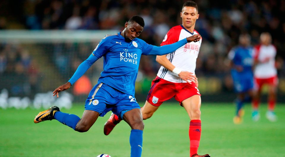 Leicester City's Wilfred Ndidi crosses. Photo credit: Nick Potts/PA Wire