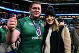 thumbnail: Tadhg Furlong and Aine Lacey.