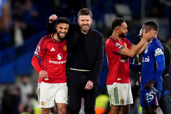 ‘They’re the moments we live for’ – Michael Carrick revels in Manchester United’s hard-fought win at Chelsea