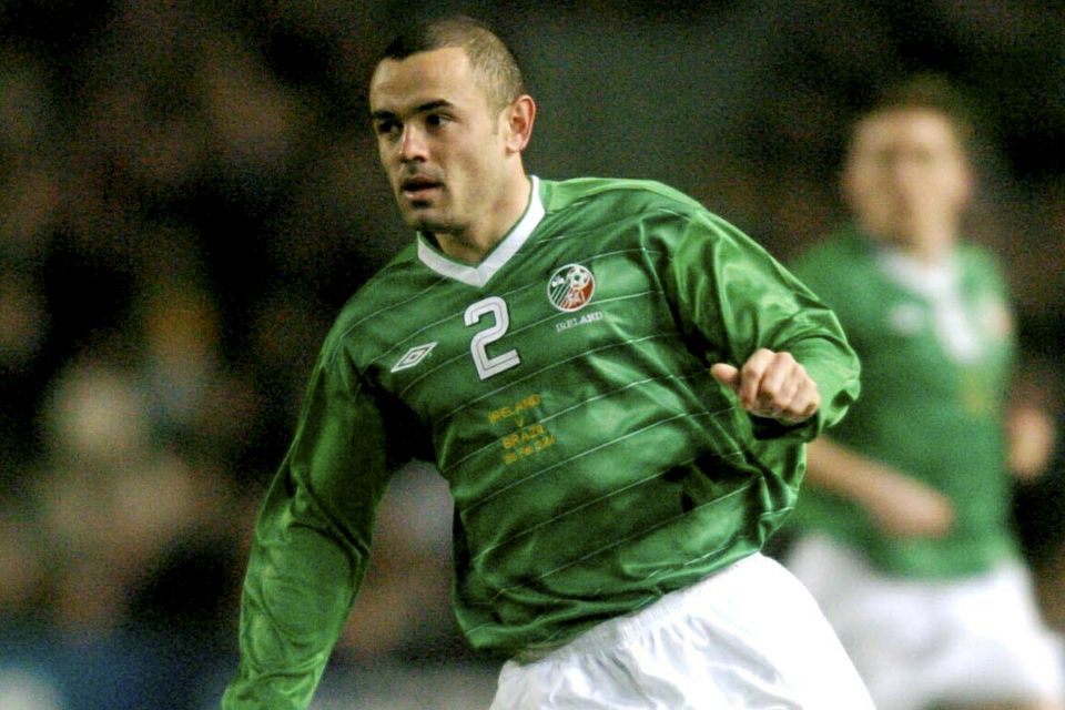 Stephen Carr during an International friendly between the Republic of Ireland and Brazil at Lansdowne Road in Dublin. Photo by Brendan Moran/Sportsfile