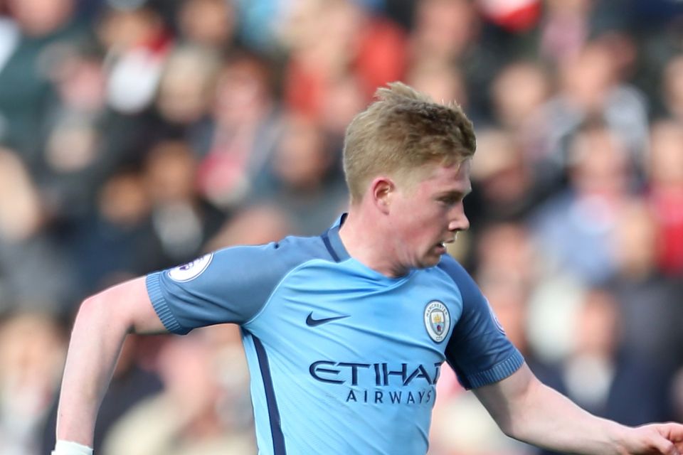 Kevin De Bruyne was outstanding in Manchester City's victory over Stoke