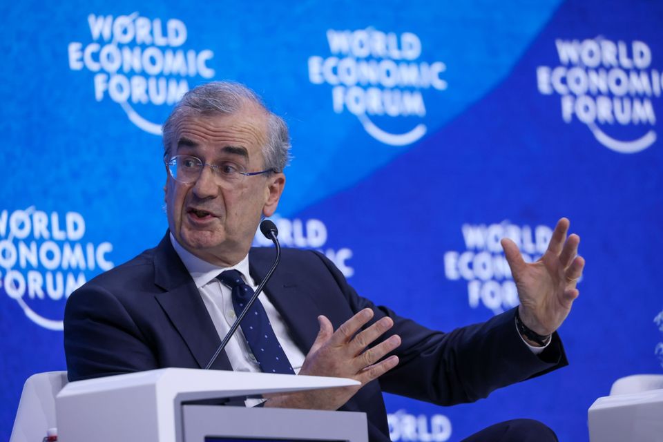 French central bank governor Francois Villeroy de Galhau. Photo: Bloomberg