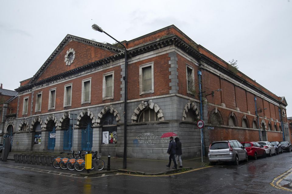 Dublin’s Iveagh Market, which first opened in 1906, has fallen into disrepair. Photo: Colin Keegan/Collins
