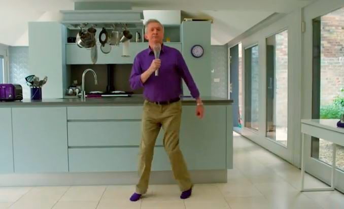Yes, Sir, I can boogie - Louis Walsh in the new Cadbury's ad