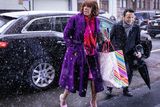thumbnail: Gayle King arrives for the baby shower for Meghan, Duchess of Sussex, at The Mark Hotel Wednesday, Feb. 20, 2019, in New York. (AP Photo/Kevin Hagen).