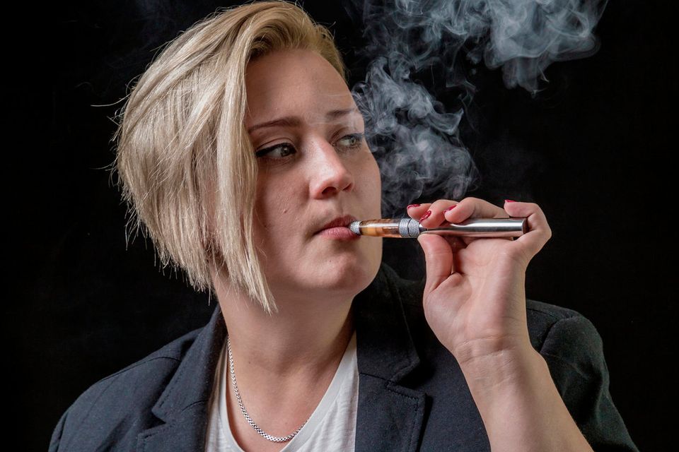18pc of e-cigarette users had abandoned their habit after a year in a study of over 900 people. Stock picture