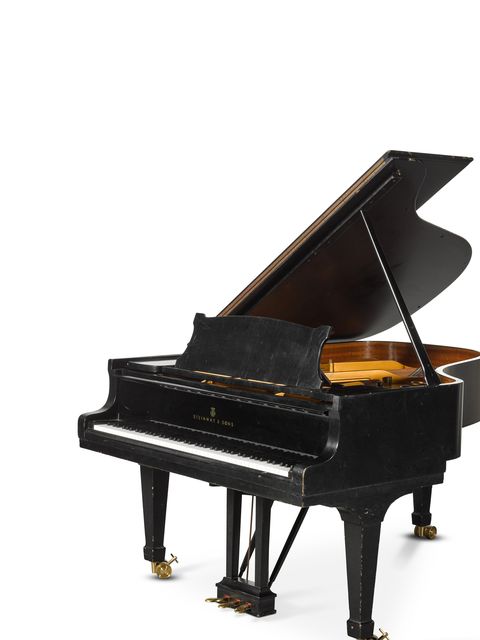 A Steinway grand piano housed at Abbey Road Studios was among the lot (Sotheby’s/PA)