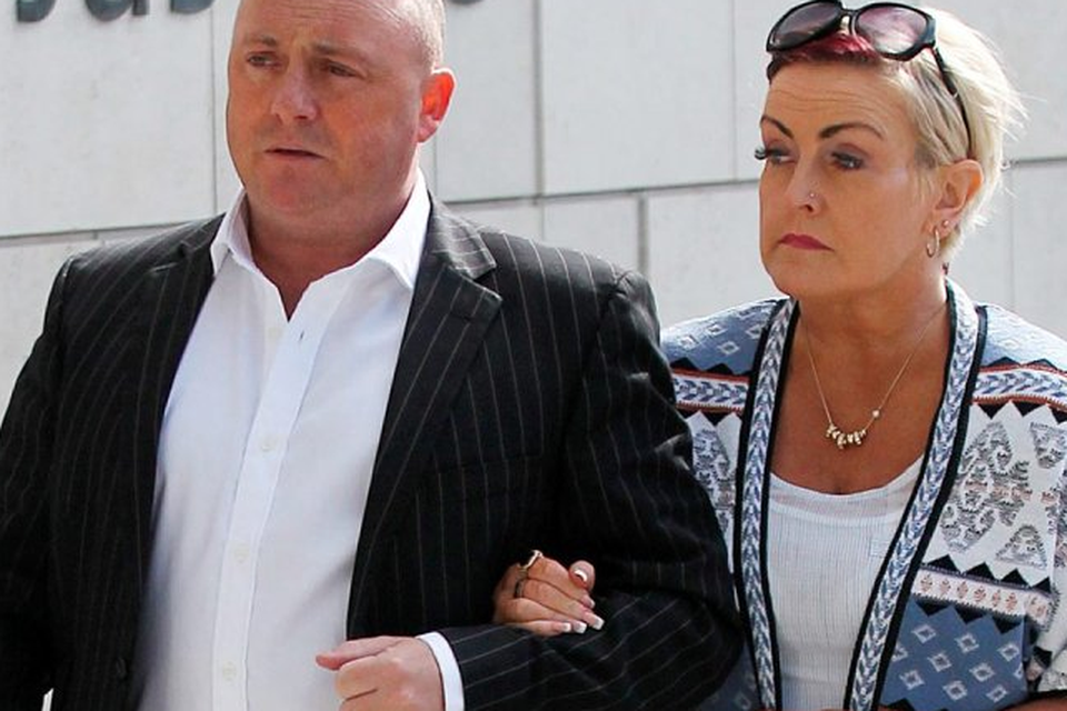 Dave Mahon and his wife Audrey, who is Dean Fitzpatrick’s mother (Collins Dublin)