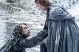 thumbnail: Alfie Allen as Theon Greyjoy and Sophie Turner as Sansa Stark. Photo: Helen Sloan/HBO