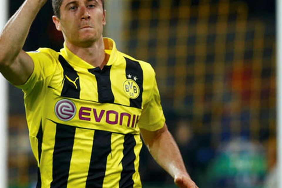 Robert Lewandowski has only a year left to run on his contract at Dortmund