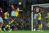 thumbnail: West Ham United's Cheikhou Kouyate scores their first goal