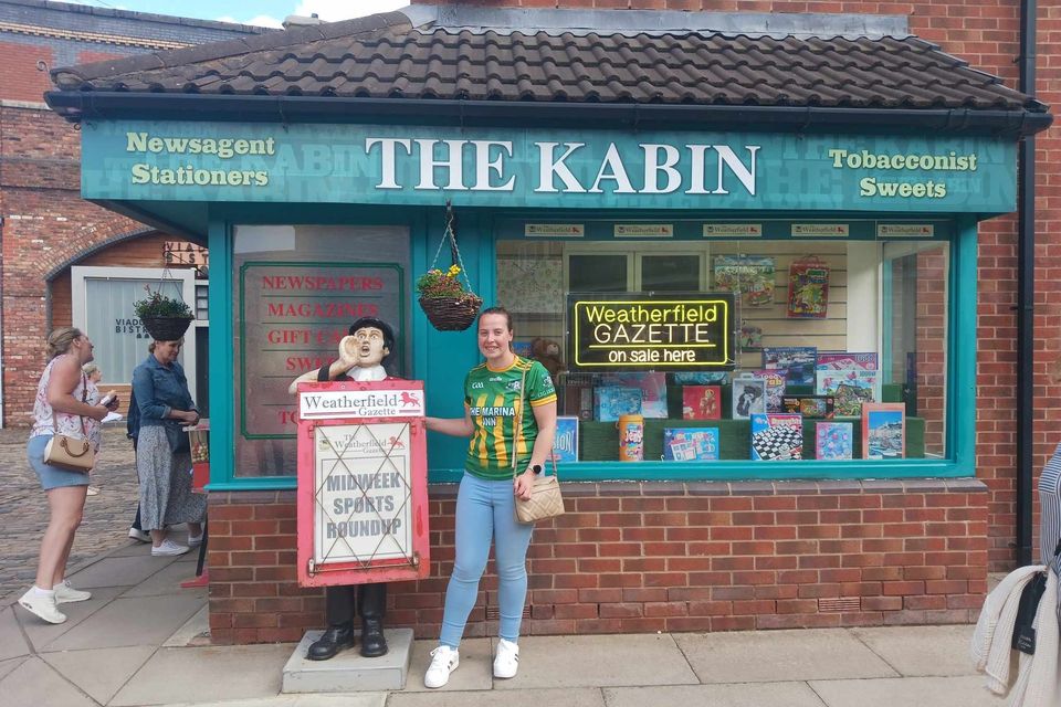 Nora Begley outside the Kabin