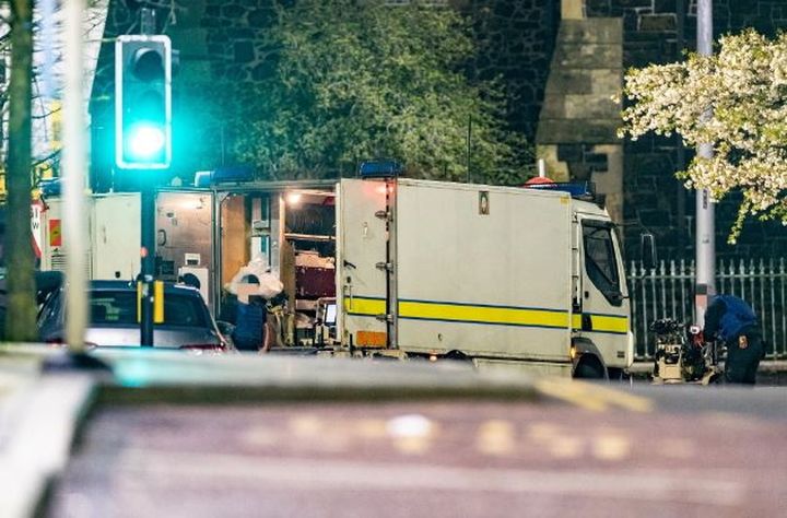 Major security alert sparked after car is abandoned outside PSNI station