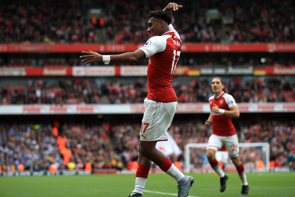 Alex Iwobi's goal gave Arsenal some breathing room