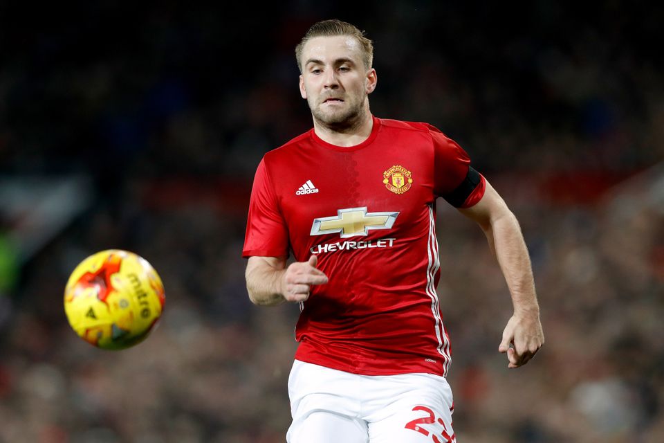 Luke Shaw has not tasted first-team action this month