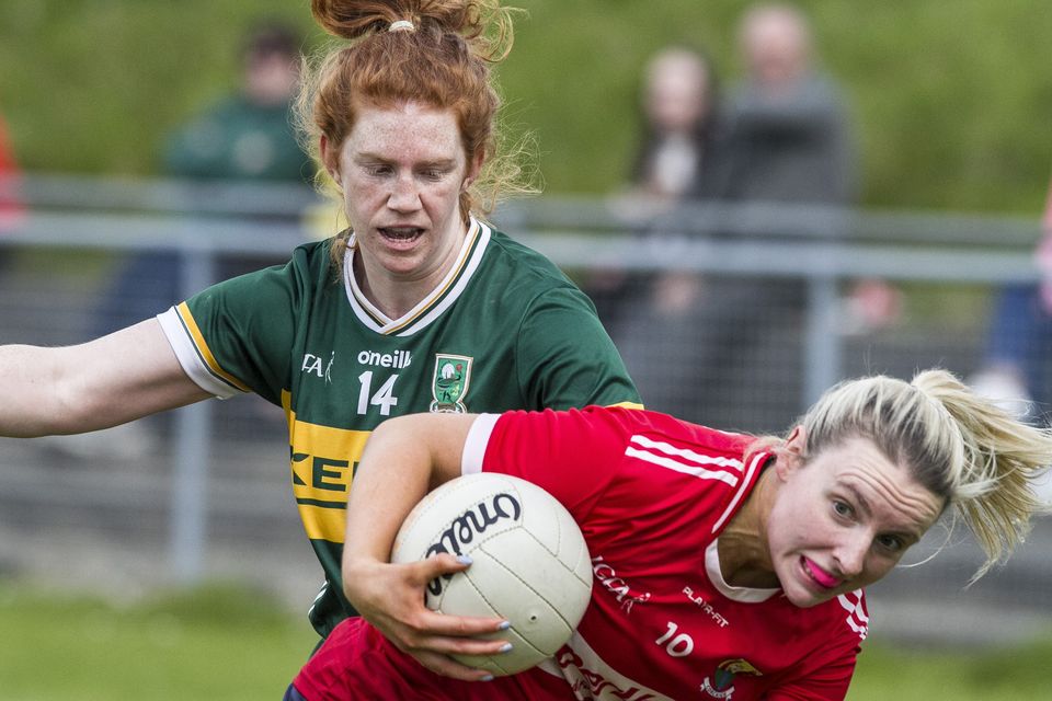 Louise Ní Mhuircheartaigh scored 1-4 - a goal a two points from play - in Kerry's four-point win over Cork in the Munster SFC round robin phase in Brosna