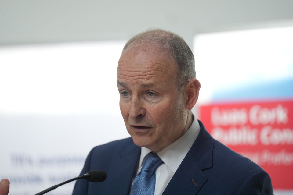 Taoiseach Micheal Martin defended his Government’s record in dealing with the cost of living crisis (Niall Carson/PA)