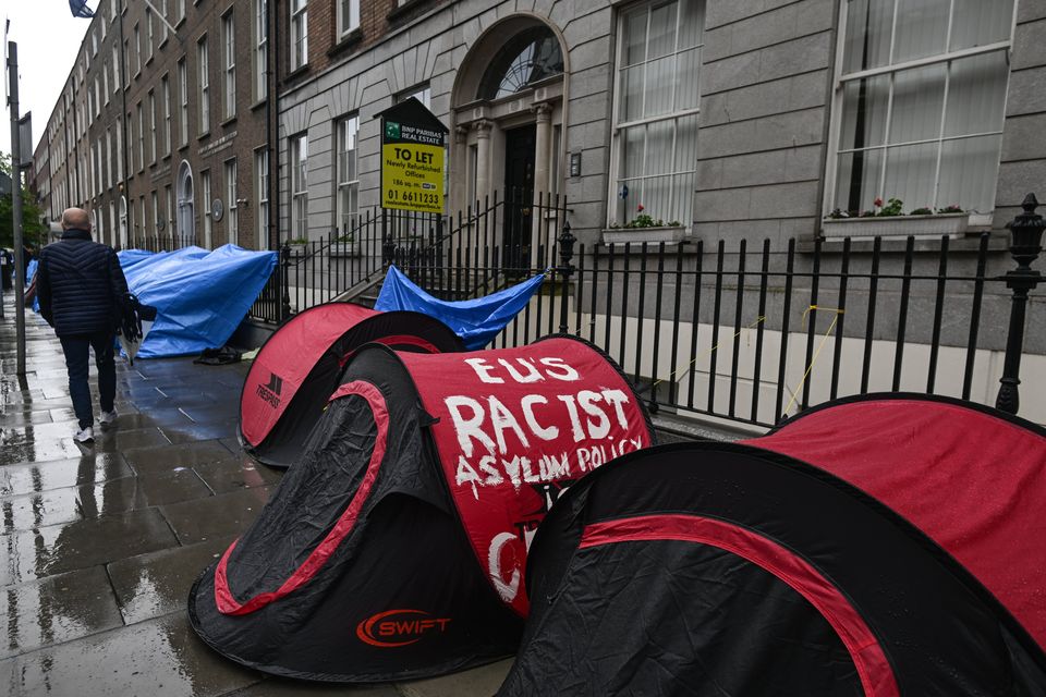 As the number of tents on the capital’s streets grows, and order seems to be dissolving, nobody appears to be in charge. Photo: Getty
