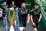 thumbnail: Jack Conan and Ross Byrne during a Leinster Rugby captain's run at the Aviva Stadium in Dublin. Photo by Harry Murphy/Sportsfile