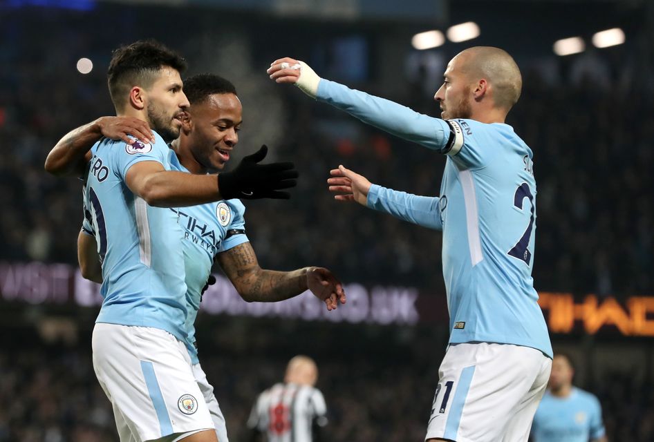 Aguero maintained his stunning scoring record against Newcastle