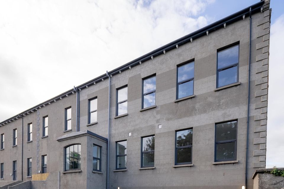 Centenary House in Charleville, a former school which has been converted to social housing apartments by the Peter McVerry Trust, has been opened officially by Tánaiste Micheál Martin. Photo: Laura Hally