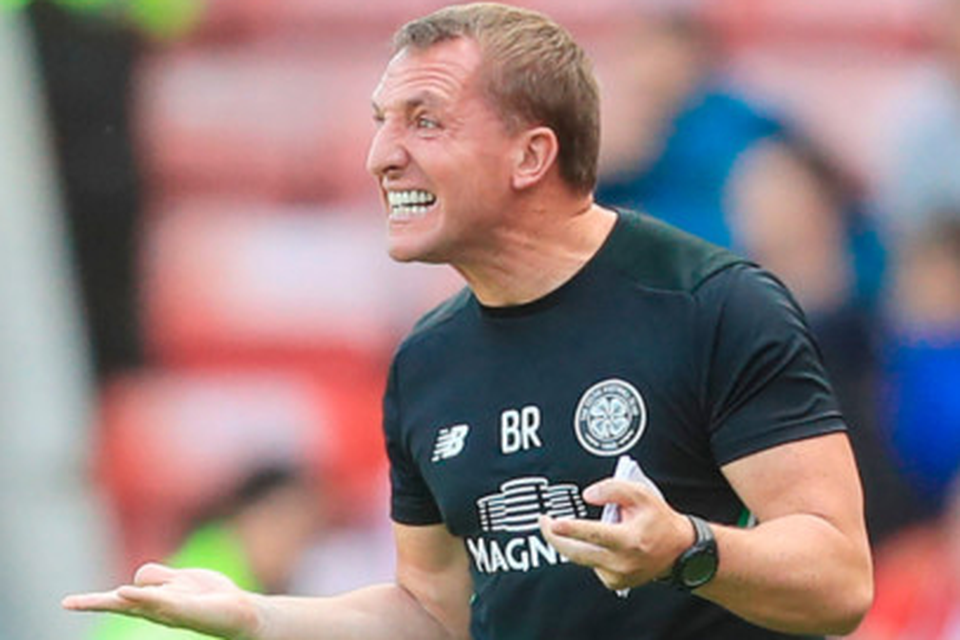 Celtic manager Brendan Rodgers is aiming for a sucker-punch away goal against Rosenborg in Trondheim tonight