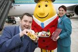 thumbnail: Aer Lingus says its new Tayto crisp sandwich has proven to be a real hit with guests. Pic. Robbie Reynolds