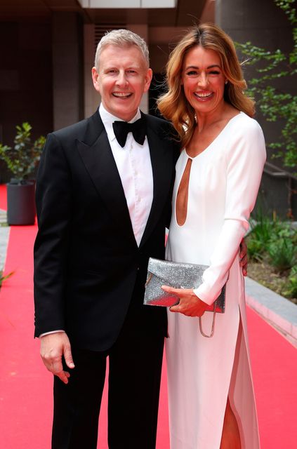 Patrick Kielty and Cat Deeley on the red carpet ahead of the 20th Irish Film and Television Academy (IFTA) Awards ceremony at the Dublin Royal Convention Centre.  Photo: Damien Eagers/PA Wire