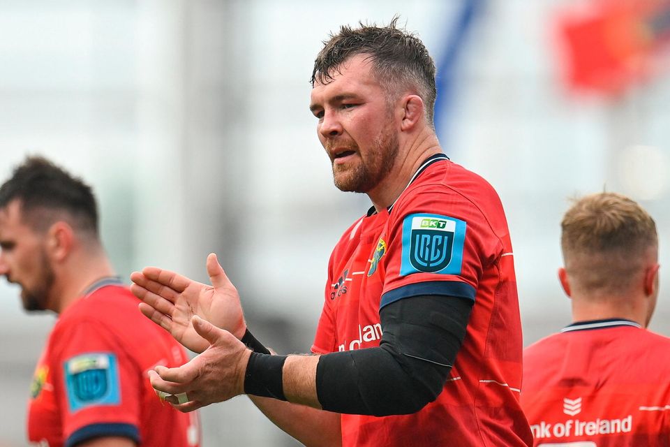 Peter O'Mahony is on the edge of winning the first silverware of his Munster career. Photo: Seb Daly/Sportsfile