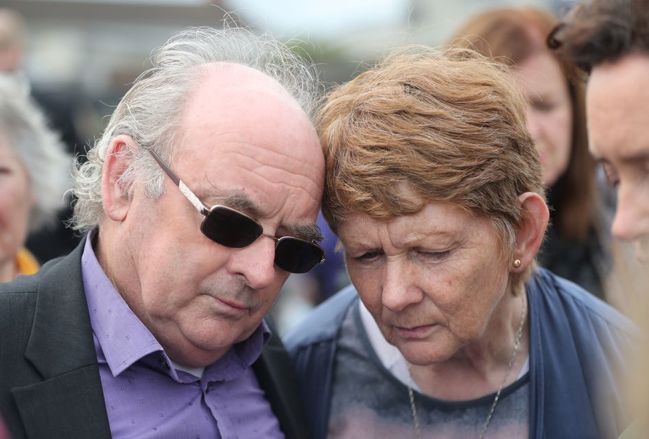 Catherine Corless and husband Aiden (Niall Carson/PA)