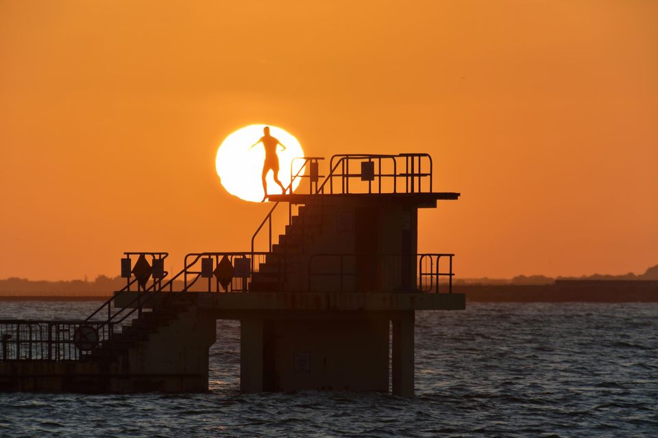 The Blackrock diving tower at Salthill, in Galway. Photo: Chaosheng Zhang