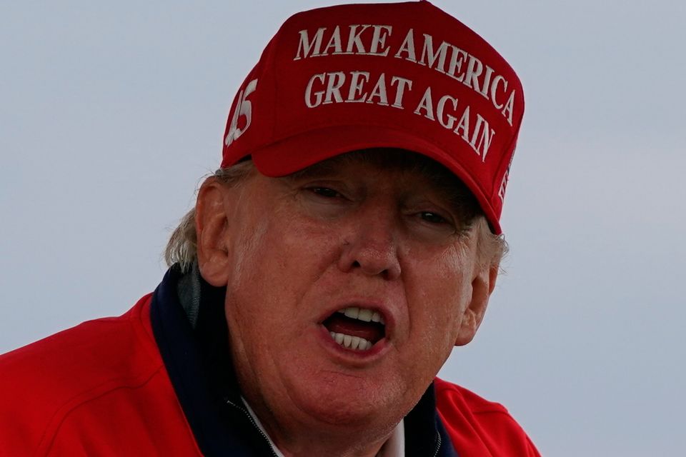 Former US president Donald Trump. Photo: Andrew Milligan/PA Wire