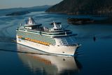 thumbnail: Royal Caribbean International's  Independence of the Seas, the world's largest cruise ship sails into Oslo,Norway, this morning on it's Maiden voyage.