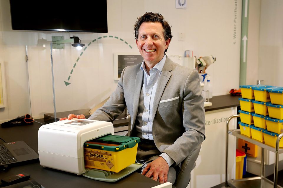 Jim Joyce, CEO and co-founder of HealthBeacon, at the company's office in Bluebell, Dublin. Picture by Frank McGrath