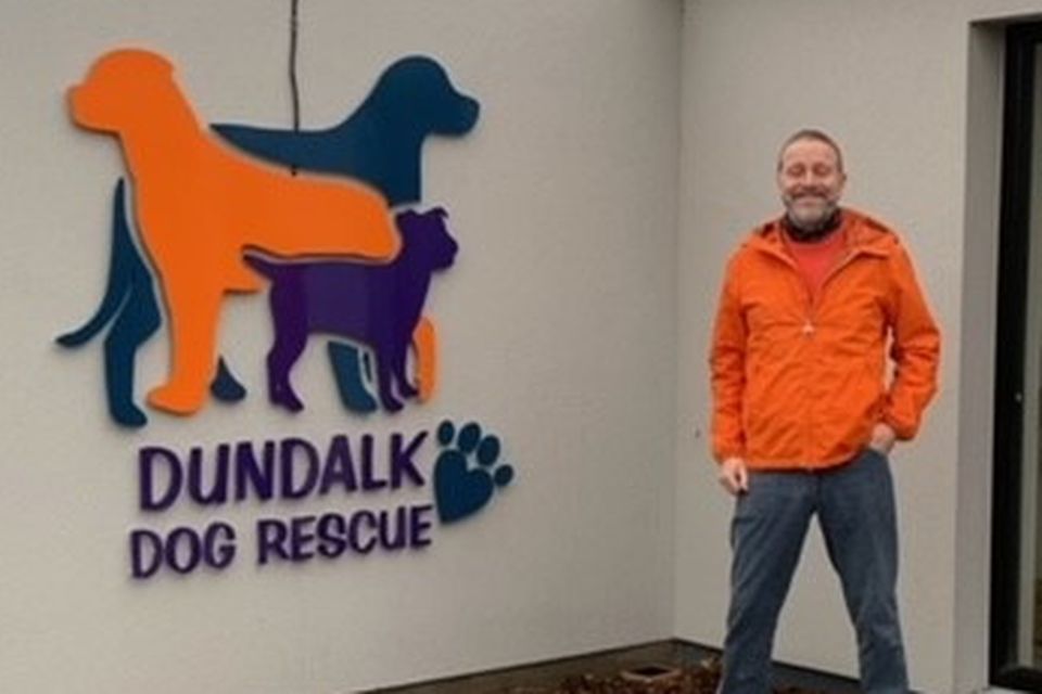 Bobby Wain at Dundalk Dog Rescue's kennels outside Dundalk.