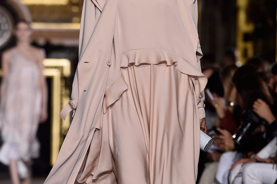 A model walks the runway during the Stella McCartney  show as part of the Paris Fashion Week Womenswear Spring/Summer 2015
