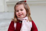 thumbnail: Handout photo released by the Duke and Duchess of Cambridge of Princess Charlotte taken by her mother at Kensington Palace this morning shortly before the princess left for her first day of nursery at the Willcocks Nursery School. Photo: Kate Middleton / Kensington Palace