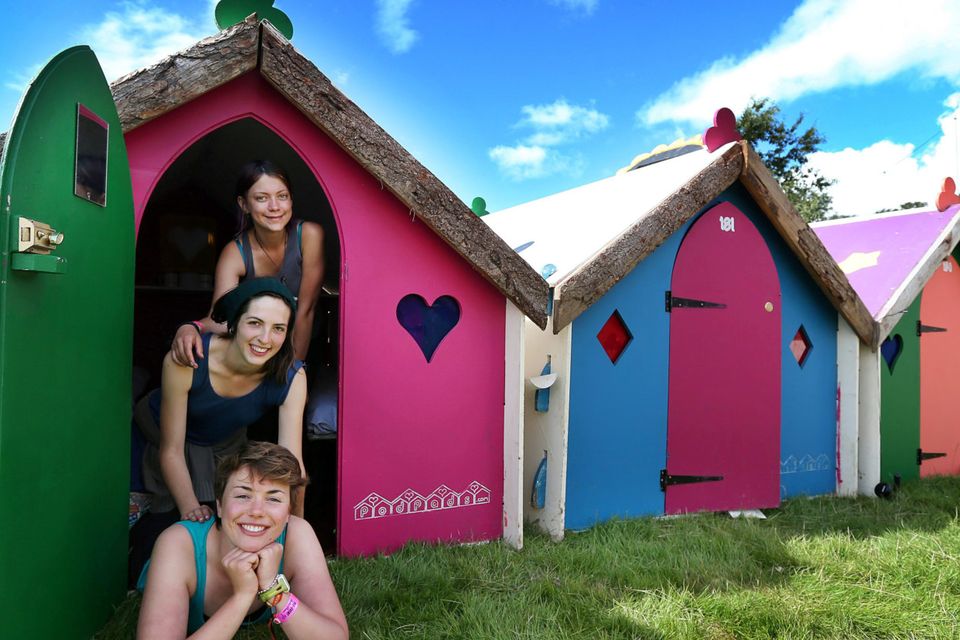 Alexandra Mellis, Zoe Rush and Holly Casey at Electric Picnic