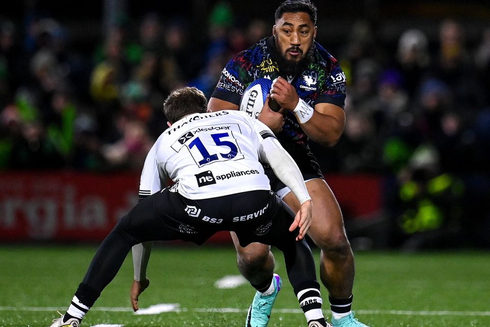 Bundee Aki in action for Connacht. Photo: Seb Daly/Sportsfile
