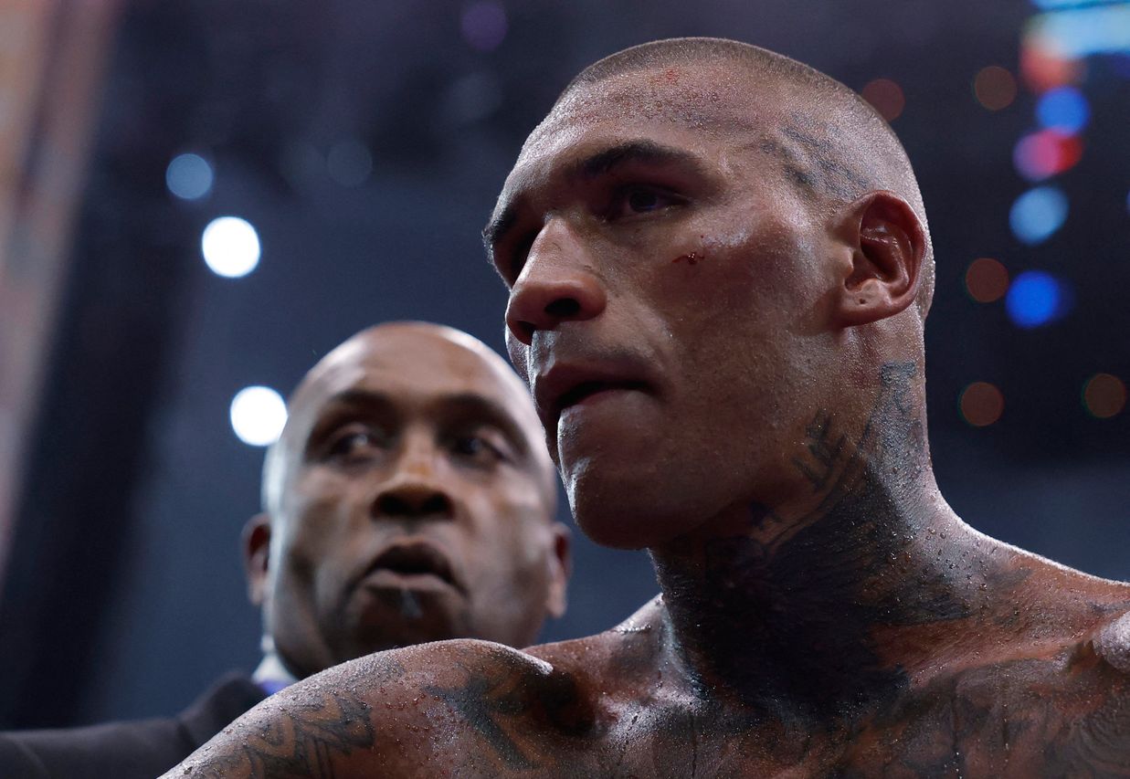 Chris Eubank salutes his son’s ‘legendary behaviour’ after epic battle