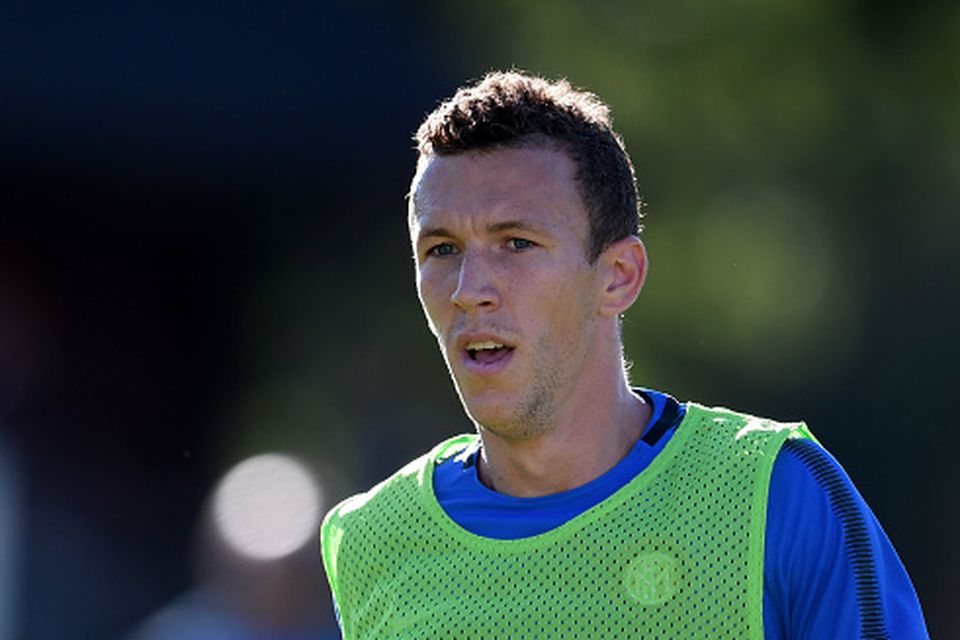 Ivan Perisic of FC Internazionale looks on during the FC Internazionale training session on July 13, 2017 in Reischach near Bruneck, Italy.  (Photo by Claudio Villa - Inter/Inter via Getty Images)
