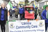 thumbnail: Carnew Community Care during the St Patrick's Day parade in Carnew.