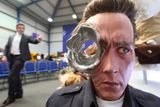 thumbnail: A Terminator 2 movie replica bust among items seized from a drug lord behind a cannabis factory in a nuclear bunker, which are to be auctioned at Wilsons Auctions in Mallusk Co Antrim. PRESS ASSOCIATION Photo. Picture date: Thursday October 26, 2017. Photo credit should read: Niall Carson/PA Wire