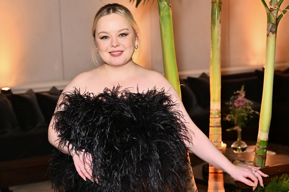 Nicola Coughlan attends the launch of Chioma Nnadi's first issue of British Vogue as Head of Editorial Content at Ladbroke Hall on March 14, 2024 in London, England. (Photo by Jed Cullen/Dave Benett/Getty Images)