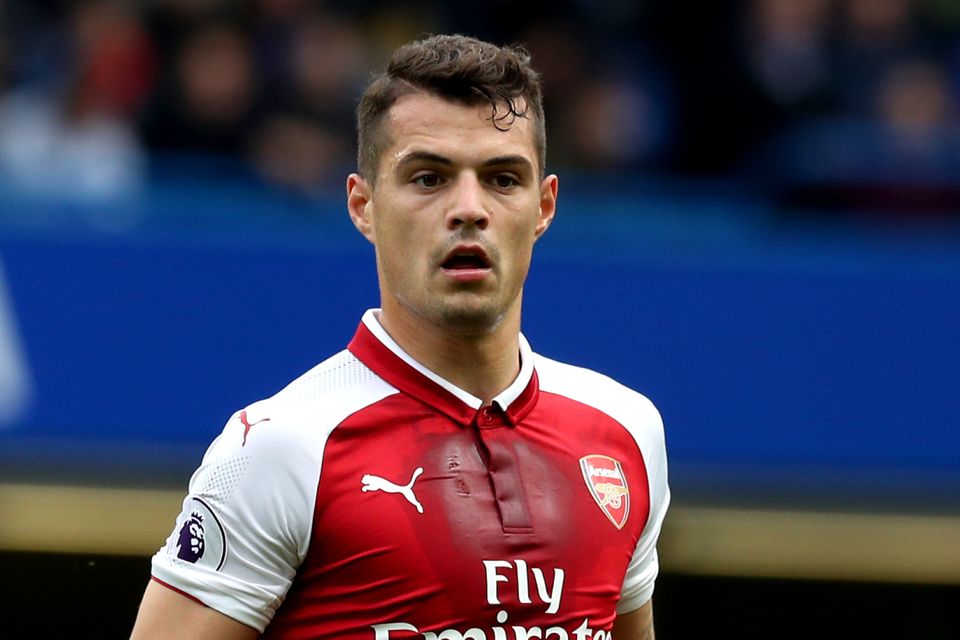 Granit Xhaka's signing contributed to a record spend on players by Arsenal