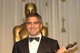 thumbnail: How Hollywood helped: Clooney's Oscars speech in 2006 had viewers reaching for their sick buckets