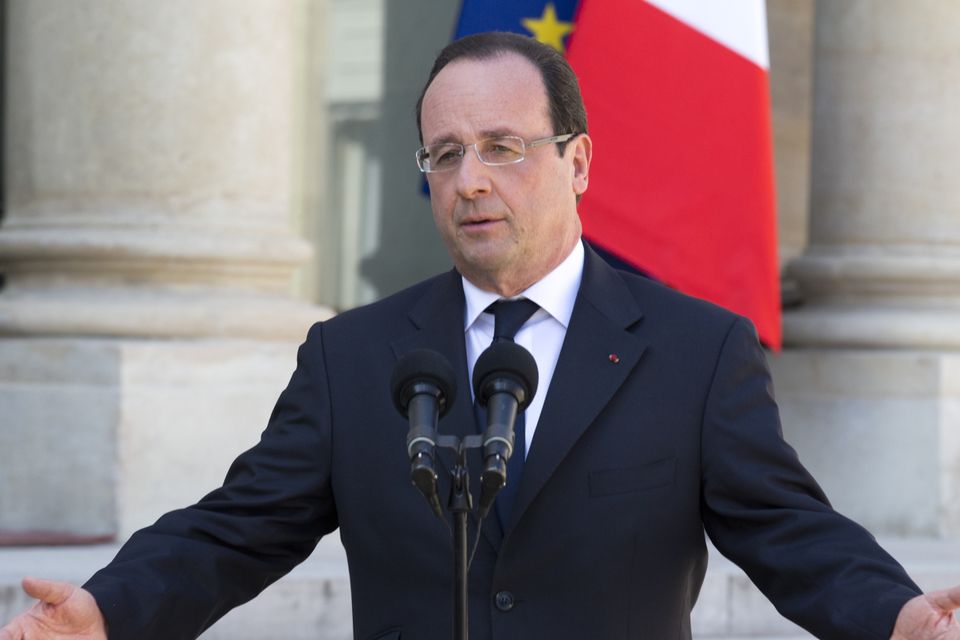 French President Francois Hollande. Photo: AP