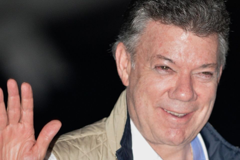 President Juan Manuel Santos made the announcement at a military ceremony in Cartagena
